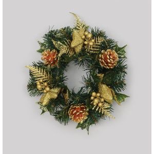 3" Glitter Star/Cone C/R Gold
