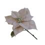 71cm Frosted Poinsettia Pink
