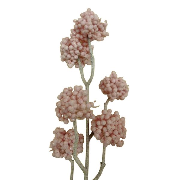 50cm Berry Cluster Spray Pink