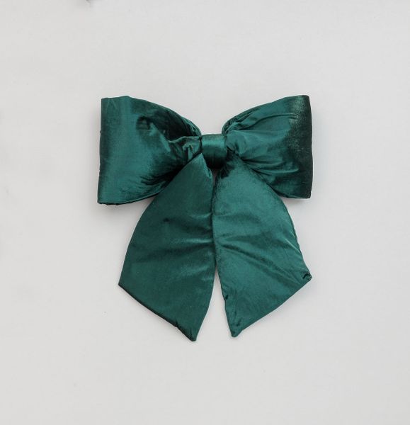 28cm Plush Bow Decoration Green