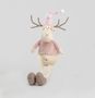 74cm Floppy Leg Moose Pink