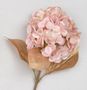 64cm Glitter Hydrangea Spray Pink