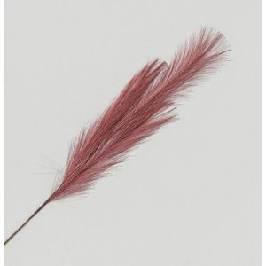 82cm Pampas Grass Spray Burgundy