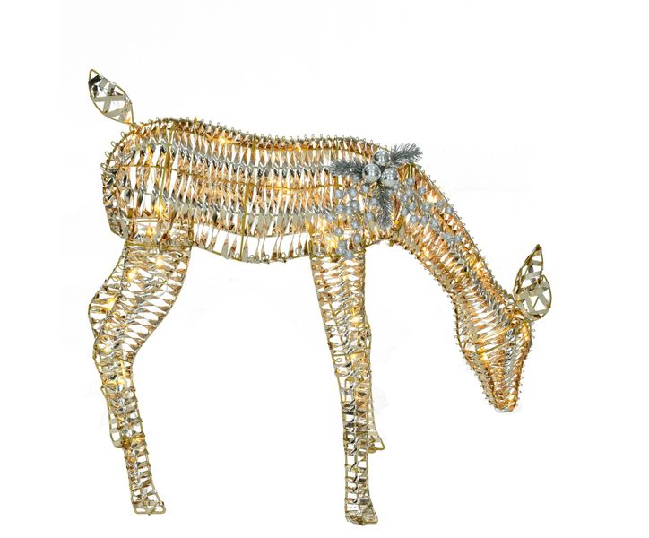 Reindeer Gold H65cm 50 Warm White LED