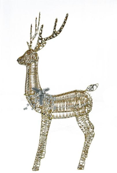 Reindeer Gold H120cm 60 Warm White LED