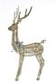 Reindeer Gold H120cm 60 Warm White LED