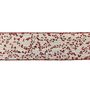 2.5" X 10Y Double Wired Red Shiny Berry on Natural Ribbon Garland