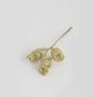 28cm Glitter Twisted Pick Gold