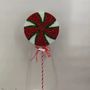 66Cm Candy Windmill Spray  - Red / White