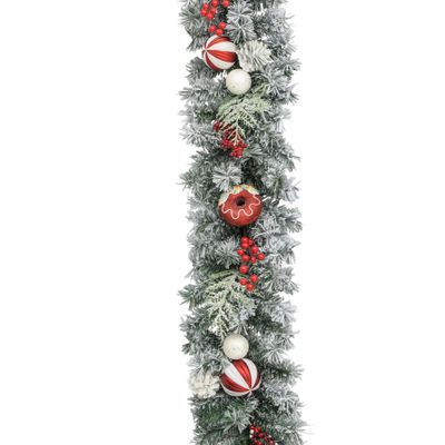 180cm Glitter Doughnut Garland R/W