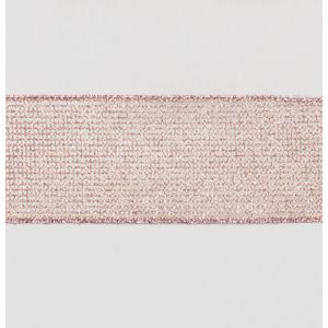 10Yx2.5" Glitter Mesh Ribbon Rose