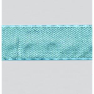 2.5"x10Y Metallic Ribbon Turqoise