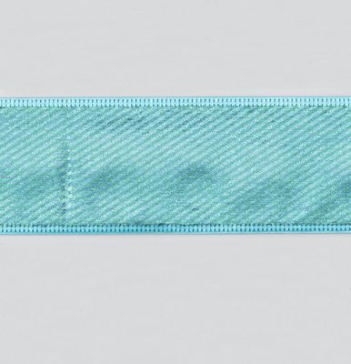 2.5"x10Y Metallic Ribbon Turqoise