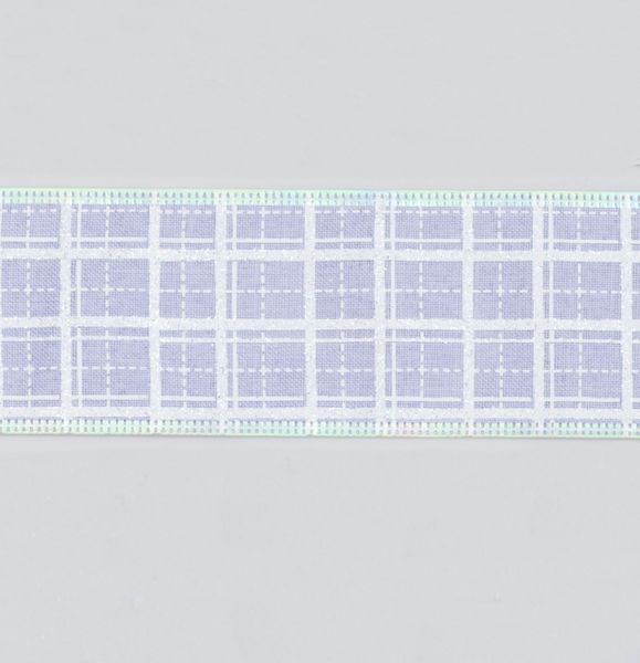 2.5"x10Y Box Check Ribbon Lilac