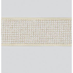 2.5"x10Y Glitter Ribbon Champagne