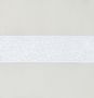 2.5"x10Y Glitter Ribbon White