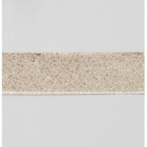 2.5"x10Y Pattern Ribbon Champagne