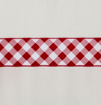 2.5"x5Y Check Pattern Ribbon R/W