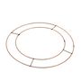 8" Flat Wreath Frames PK20 BCD 5/40