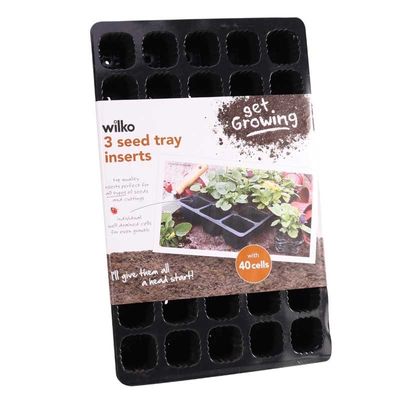 0183655 40 Inserts X 3 Black