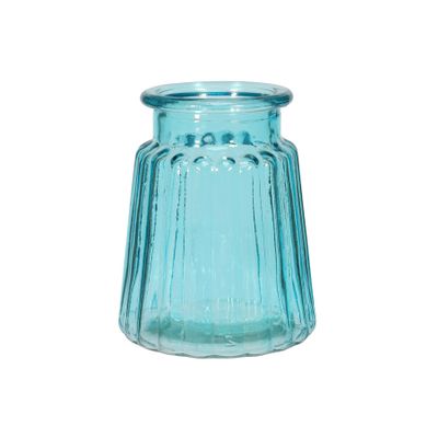 12cm Oscar Vase assorted  - Blue
