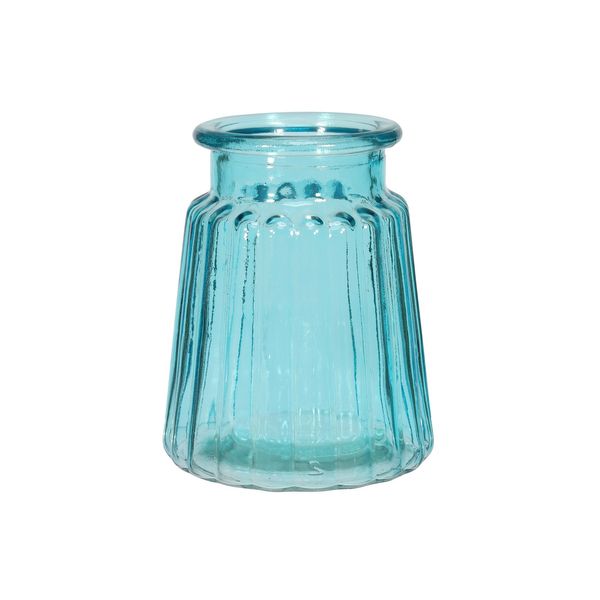12cm Oscar Vase assorted  - Blue