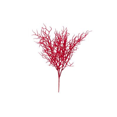 Artificial Plastic Twig Spray - Red -H45cm