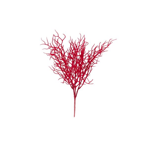 Artificial Plastic Twig Spray - Red -H45cm