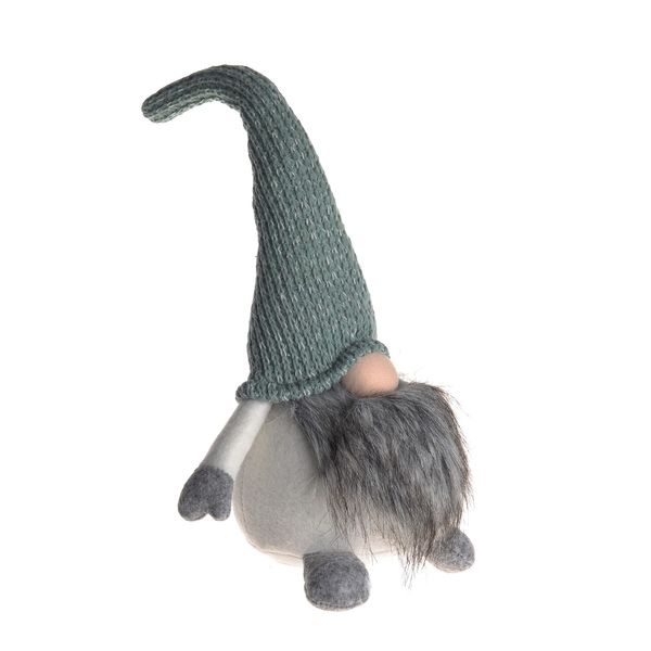 Sitting Gonk With Grey Beard 17x14x34Cm