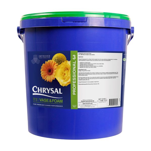 Chrysal Prof. 3 bucket 1*15kg NL/EN/FR
