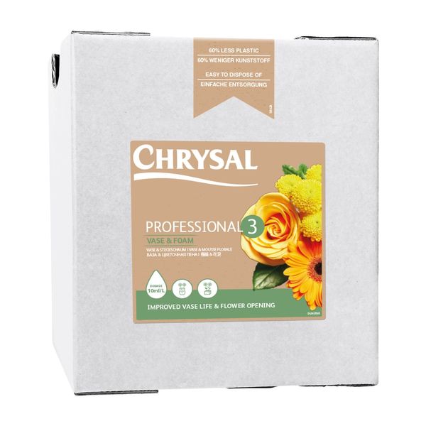 Chrysal Prof. 3 Bag-In-Box 1*10L 10ml/L INT