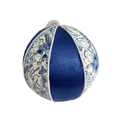 Delfware Bauble Stripe 10cm