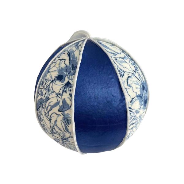 Delfware Bauble Stripe 10cm