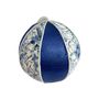 Delfware Bauble Stripe 10cm
