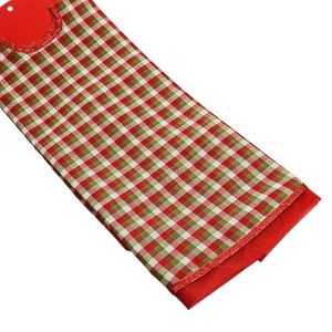 Christmas Tree Skirt Check Print 120Cm