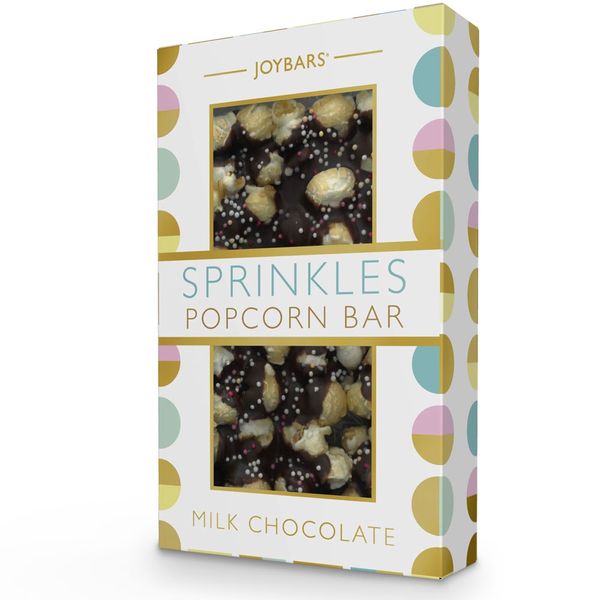 Joypots Joybar - Milk Chocolate Sprinkles Popcorn Bar (80g)