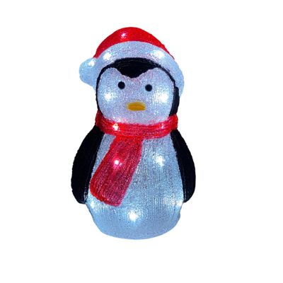 20 Light 30cm Acrylic Penguin mains powered