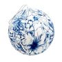 Delftware Bauble Blue and White 15cm