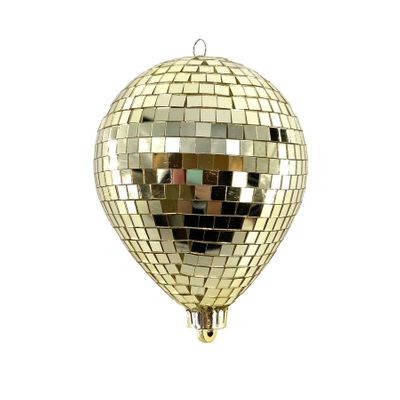 Mirror Balloon Bauble Champagne 12cm