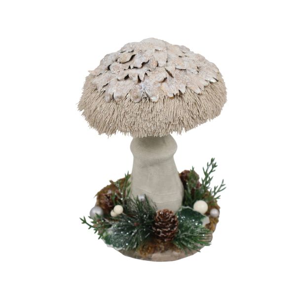 Mushroom Ornament Glitter small 14x20cm