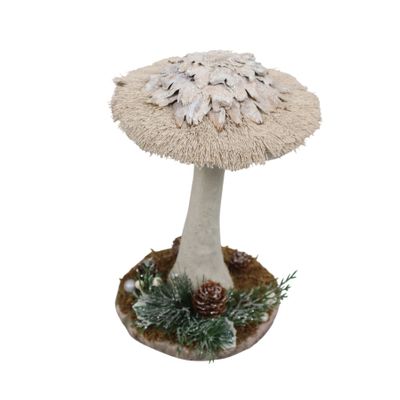 Mushroom Ornament Glitter Large 16x28cm