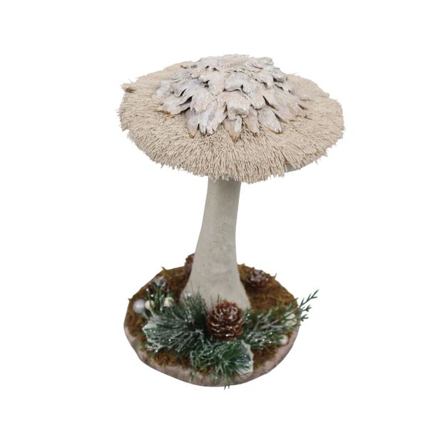 Mushroom Ornament Glitter Large 16x28cm