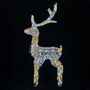 Large LED Stag standing up Gold H110cm mains powered weatherproof