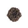 Rose With Clip Gold 15Cm