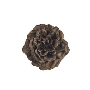 Rose With Clip Gold 15Cm