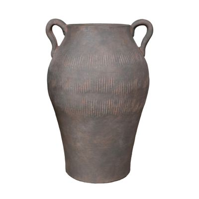 Antique Green Terracotta Roman Jar - H43 x Dia26cm