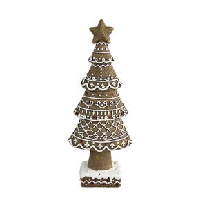 Gingerbread Tree with Star H31cm