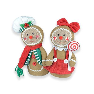 Gingerbread Couple Standing 30cm 