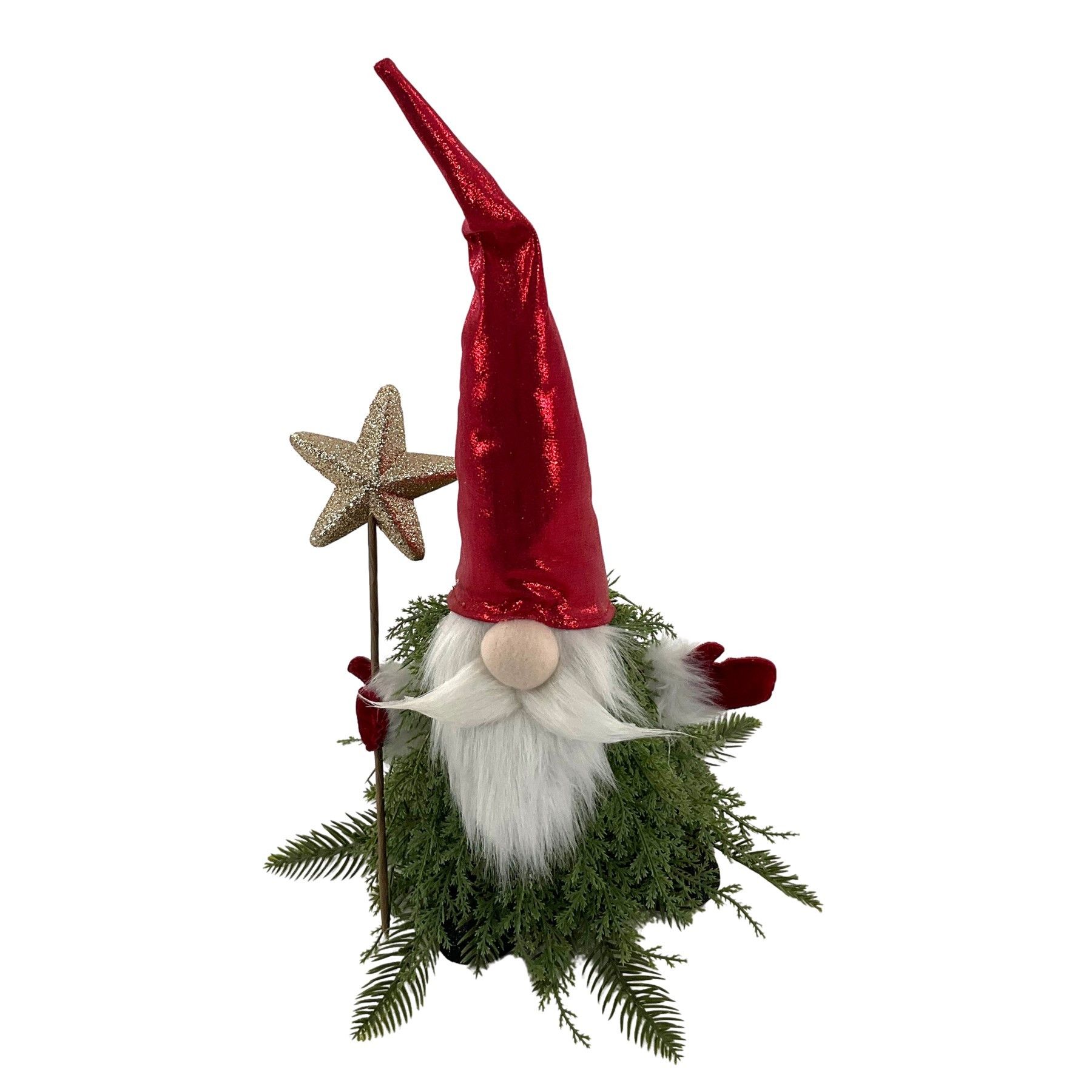 Tree Gonk with star 50x22x15cm
