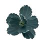 Magnolia in Velvet with Glitter edge Teal D23cm